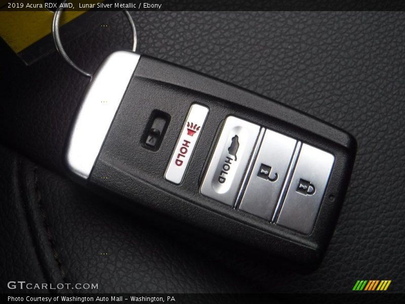 Lunar Silver Metallic / Ebony 2019 Acura RDX AWD