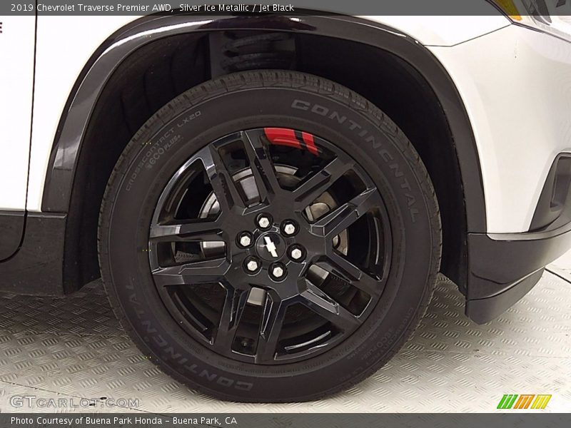 Silver Ice Metallic / Jet Black 2019 Chevrolet Traverse Premier AWD