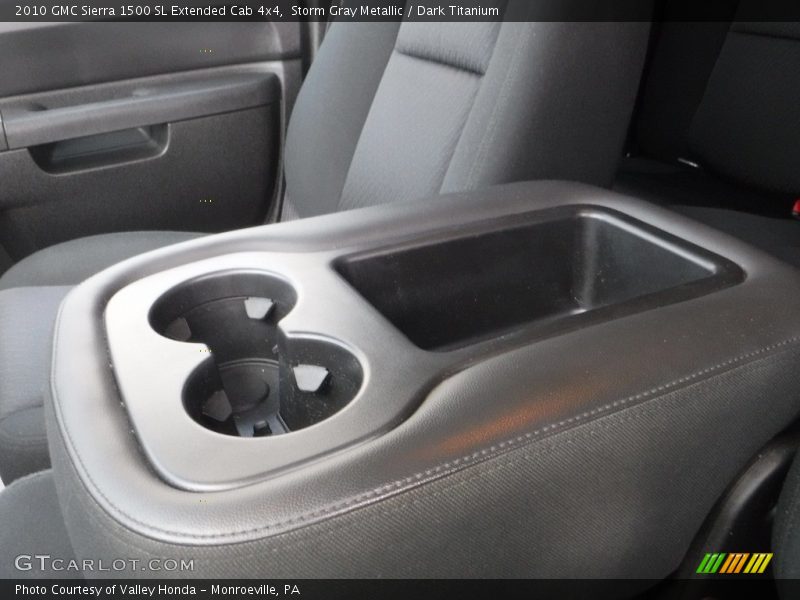 Storm Gray Metallic / Dark Titanium 2010 GMC Sierra 1500 SL Extended Cab 4x4