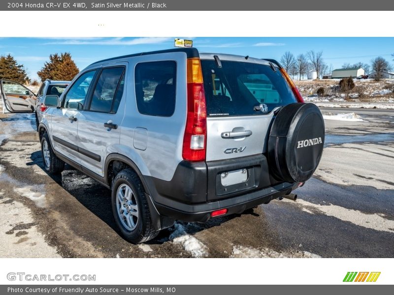Satin Silver Metallic / Black 2004 Honda CR-V EX 4WD