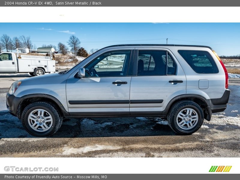 Satin Silver Metallic / Black 2004 Honda CR-V EX 4WD