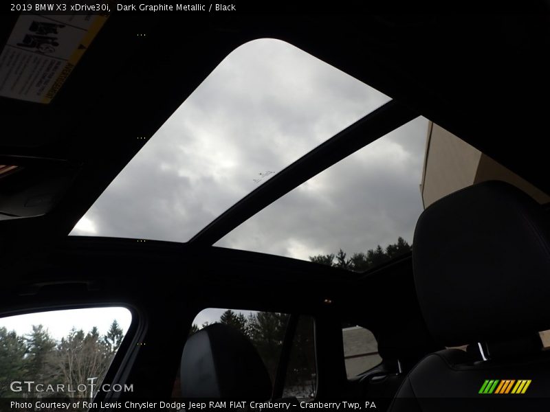 Dark Graphite Metallic / Black 2019 BMW X3 xDrive30i