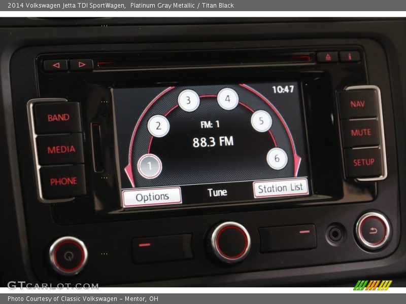 Platinum Gray Metallic / Titan Black 2014 Volkswagen Jetta TDI SportWagen