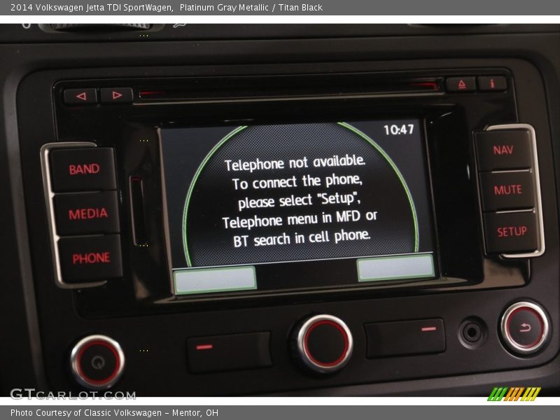 Platinum Gray Metallic / Titan Black 2014 Volkswagen Jetta TDI SportWagen