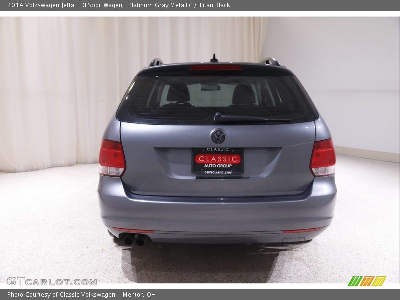 Platinum Gray Metallic / Titan Black 2014 Volkswagen Jetta TDI SportWagen