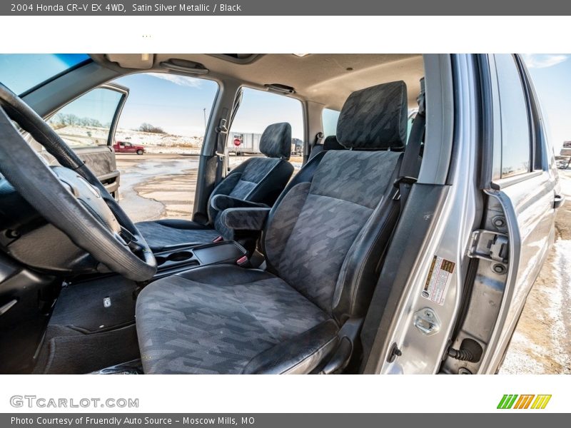 Satin Silver Metallic / Black 2004 Honda CR-V EX 4WD