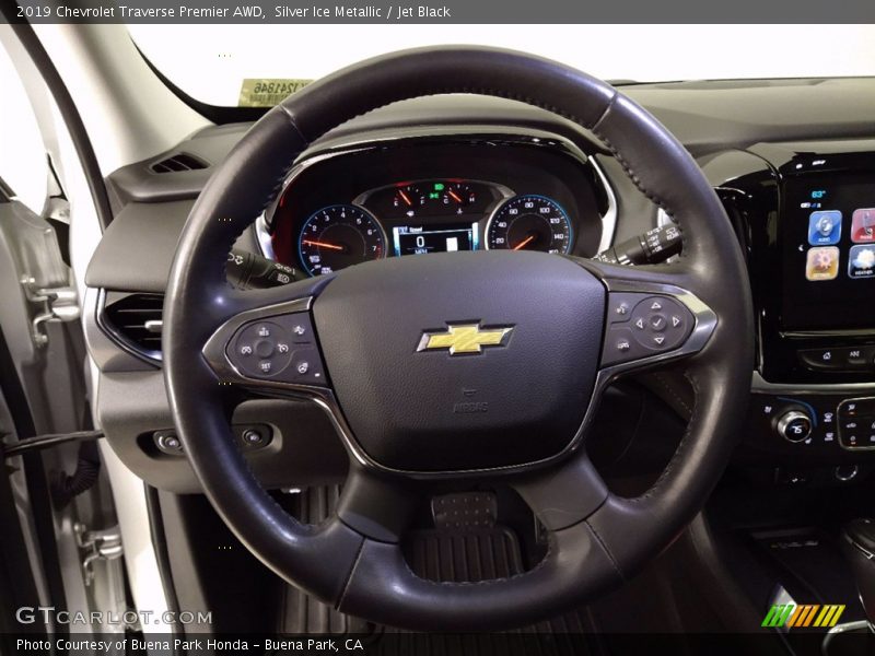 Silver Ice Metallic / Jet Black 2019 Chevrolet Traverse Premier AWD