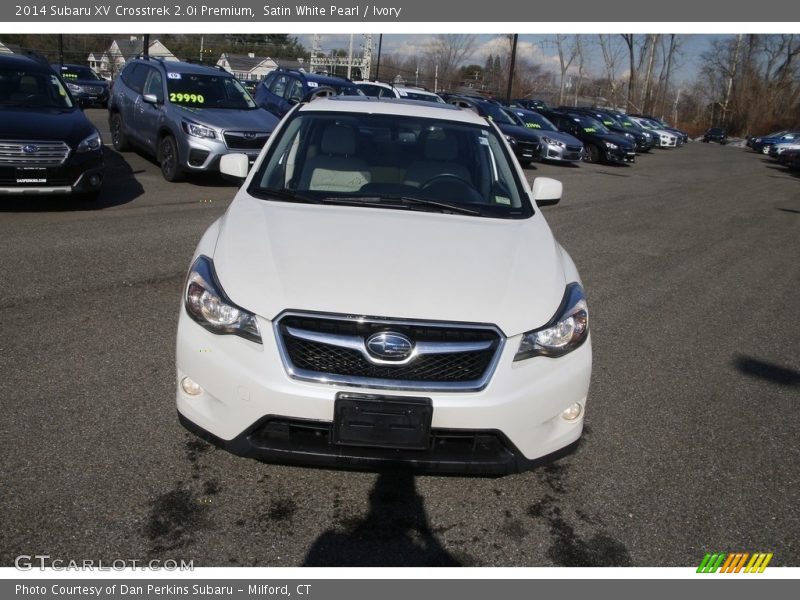 Satin White Pearl / Ivory 2014 Subaru XV Crosstrek 2.0i Premium