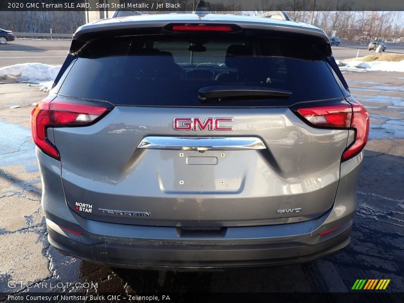 Satin Steel Metallic / Jet Black 2020 GMC Terrain SLE AWD