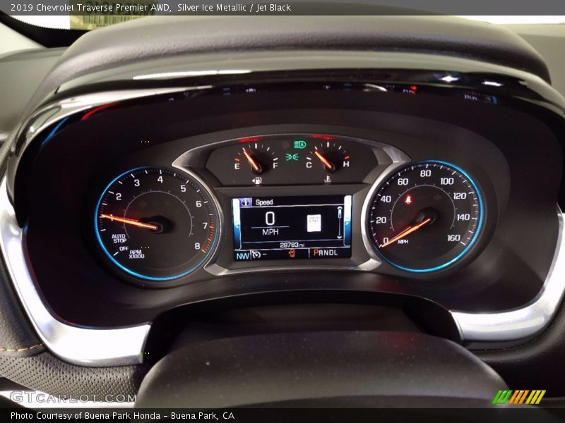 Silver Ice Metallic / Jet Black 2019 Chevrolet Traverse Premier AWD