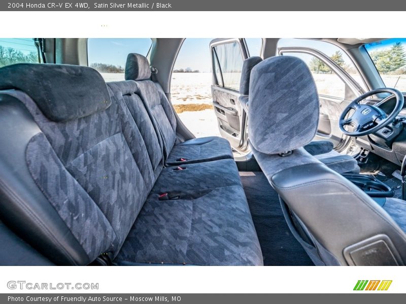 Satin Silver Metallic / Black 2004 Honda CR-V EX 4WD