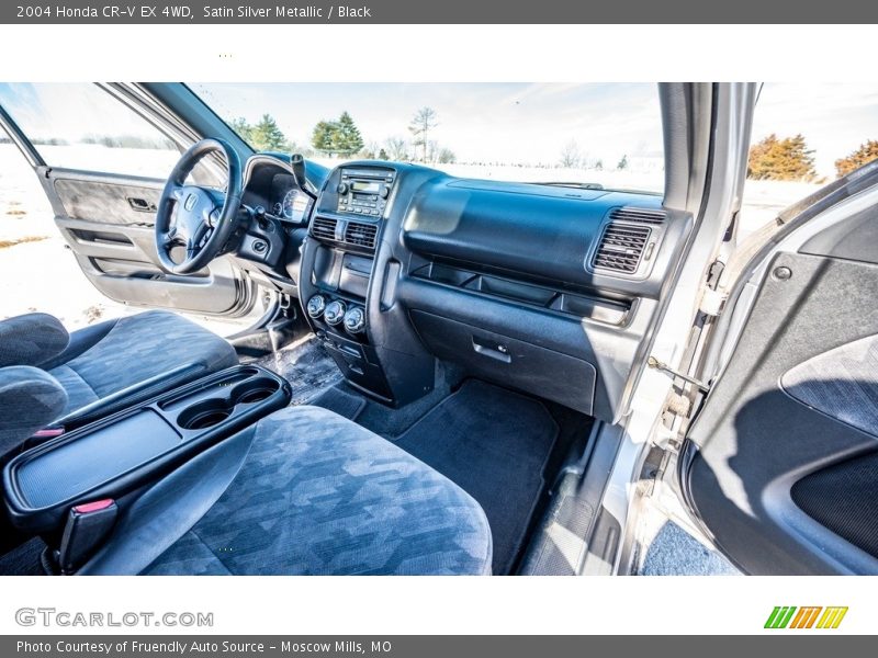 Satin Silver Metallic / Black 2004 Honda CR-V EX 4WD
