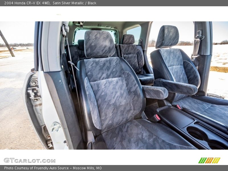 Satin Silver Metallic / Black 2004 Honda CR-V EX 4WD
