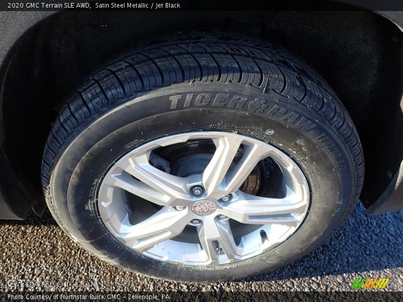 Satin Steel Metallic / Jet Black 2020 GMC Terrain SLE AWD