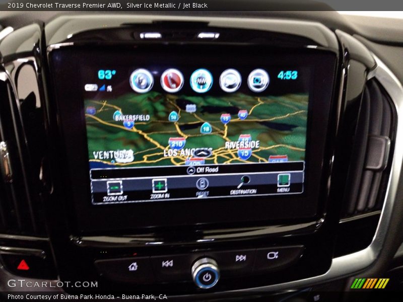 Silver Ice Metallic / Jet Black 2019 Chevrolet Traverse Premier AWD