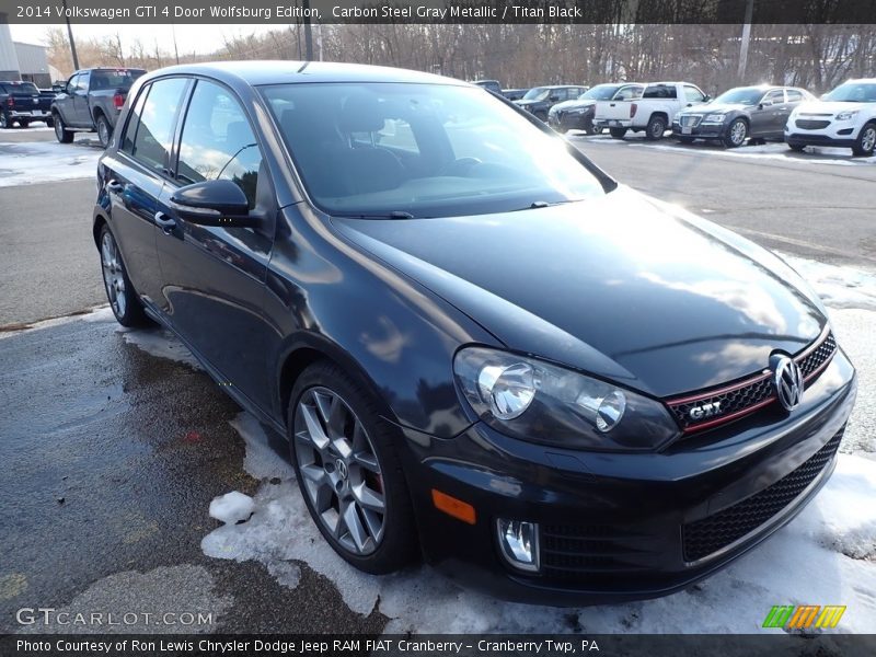 Carbon Steel Gray Metallic / Titan Black 2014 Volkswagen GTI 4 Door Wolfsburg Edition