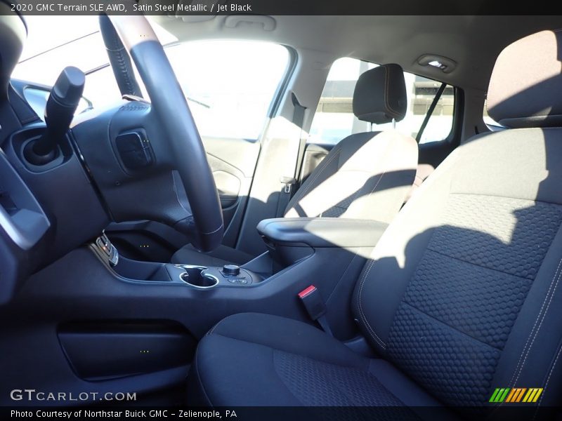 Satin Steel Metallic / Jet Black 2020 GMC Terrain SLE AWD
