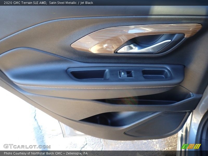 Satin Steel Metallic / Jet Black 2020 GMC Terrain SLE AWD