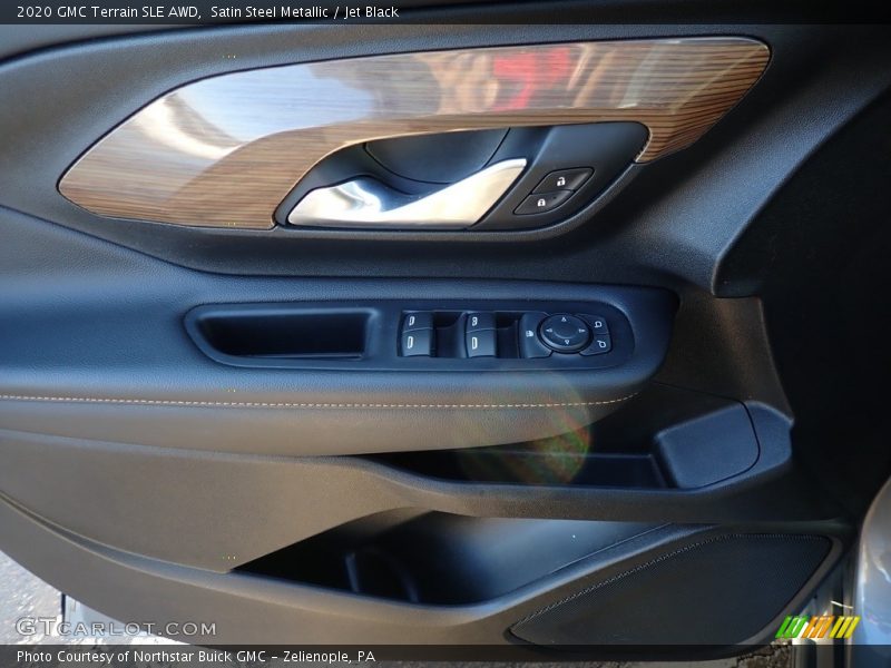 Satin Steel Metallic / Jet Black 2020 GMC Terrain SLE AWD