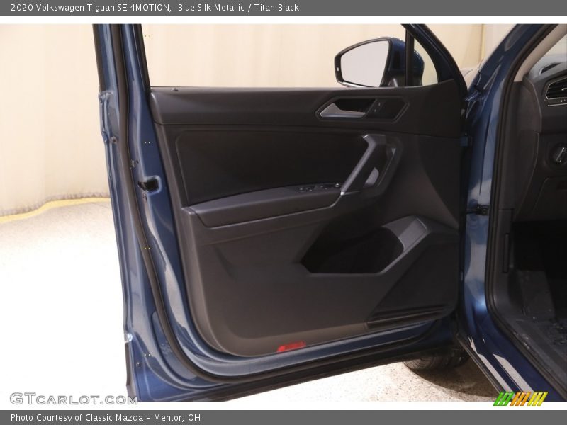Blue Silk Metallic / Titan Black 2020 Volkswagen Tiguan SE 4MOTION