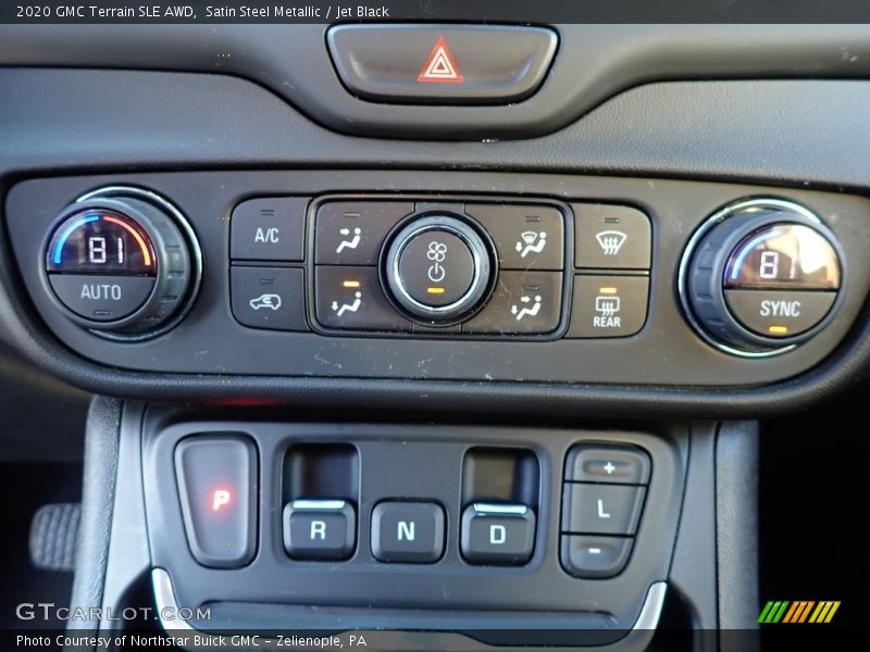 Satin Steel Metallic / Jet Black 2020 GMC Terrain SLE AWD