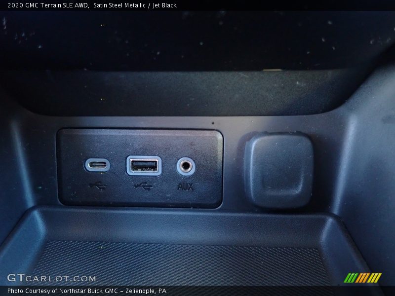 Satin Steel Metallic / Jet Black 2020 GMC Terrain SLE AWD