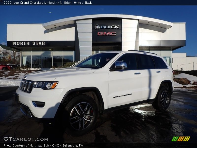 Bright White / Black 2020 Jeep Grand Cherokee Limited 4x4