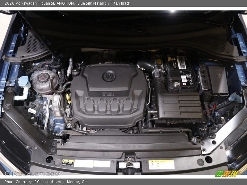  2020 Tiguan SE 4MOTION Engine - 2.0 Liter TSI Turbocharged DOHC 16-Valve VVT 4 Cylinder
