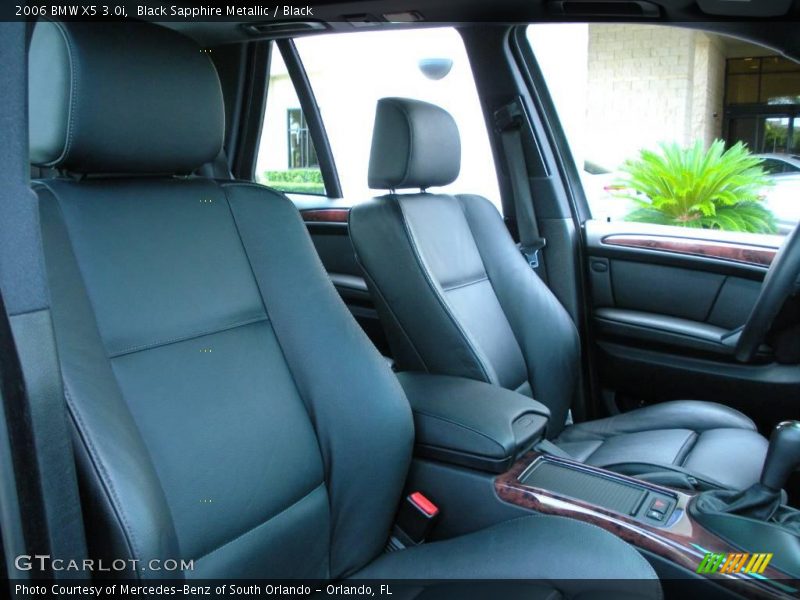 Black Sapphire Metallic / Black 2006 BMW X5 3.0i