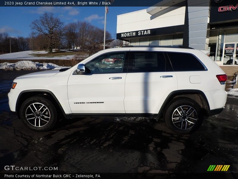 Bright White / Black 2020 Jeep Grand Cherokee Limited 4x4