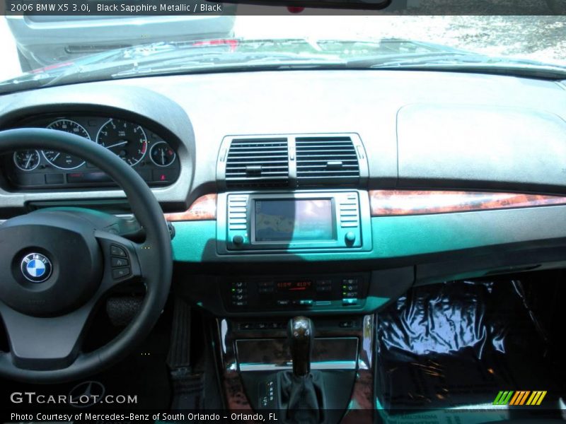 Black Sapphire Metallic / Black 2006 BMW X5 3.0i