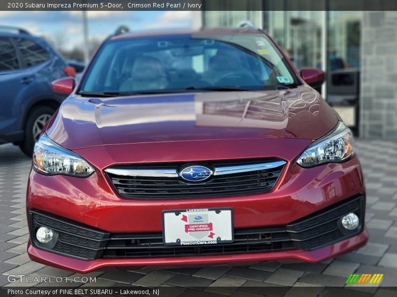 Crimson Red Pearl / Ivory 2020 Subaru Impreza Premium 5-Door