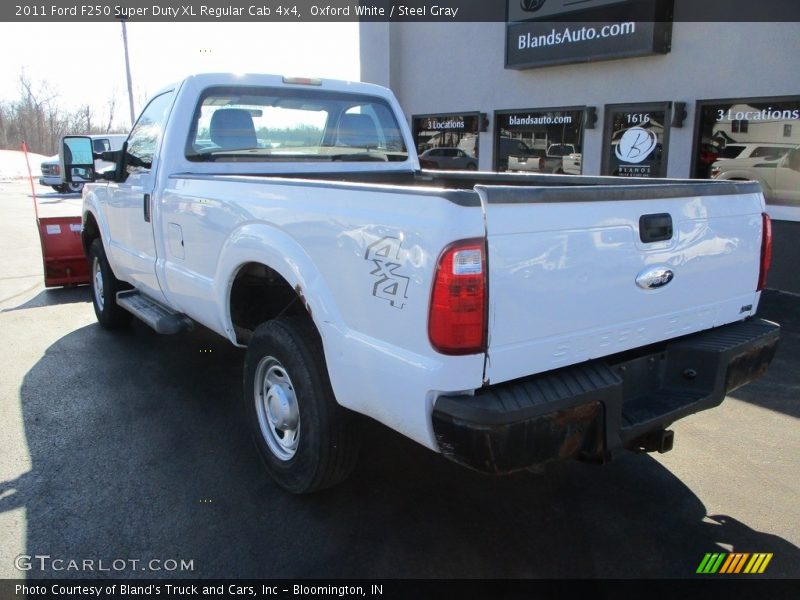 Oxford White / Steel Gray 2011 Ford F250 Super Duty XL Regular Cab 4x4