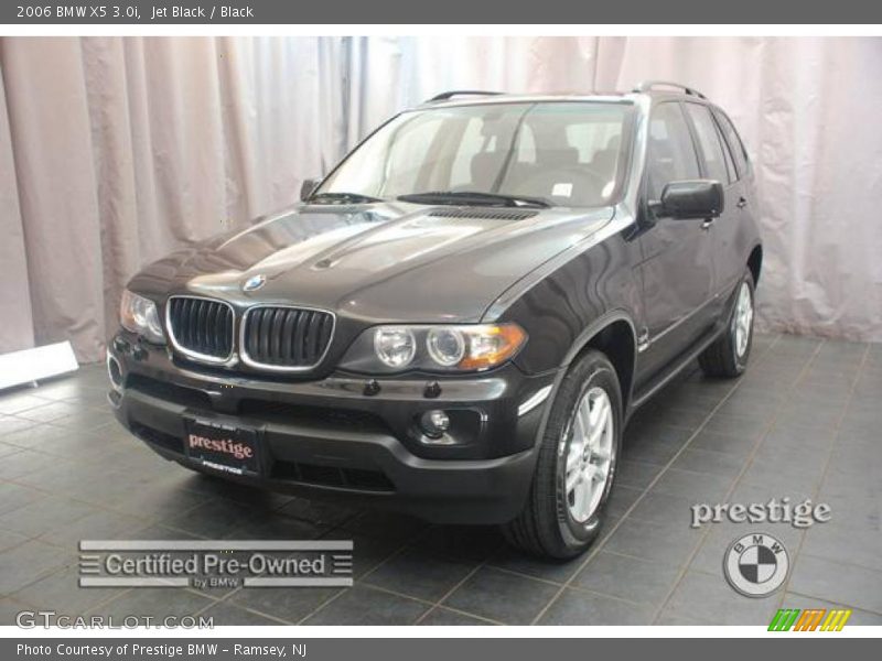 Jet Black / Black 2006 BMW X5 3.0i