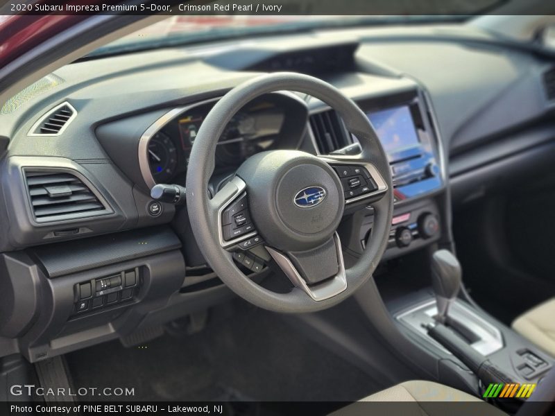 Crimson Red Pearl / Ivory 2020 Subaru Impreza Premium 5-Door