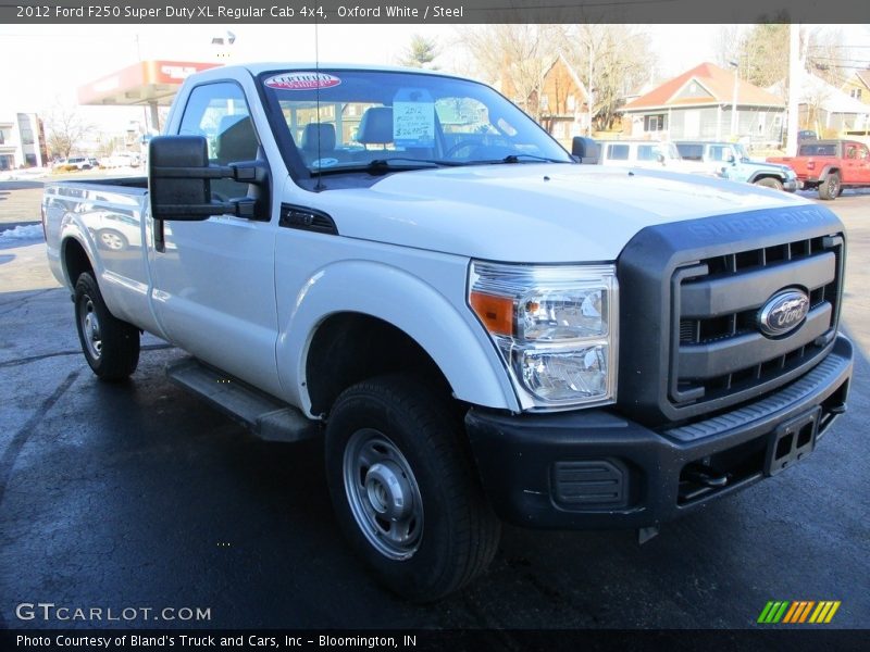 Oxford White / Steel 2012 Ford F250 Super Duty XL Regular Cab 4x4