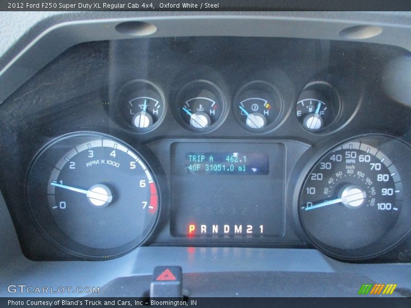 Oxford White / Steel 2012 Ford F250 Super Duty XL Regular Cab 4x4