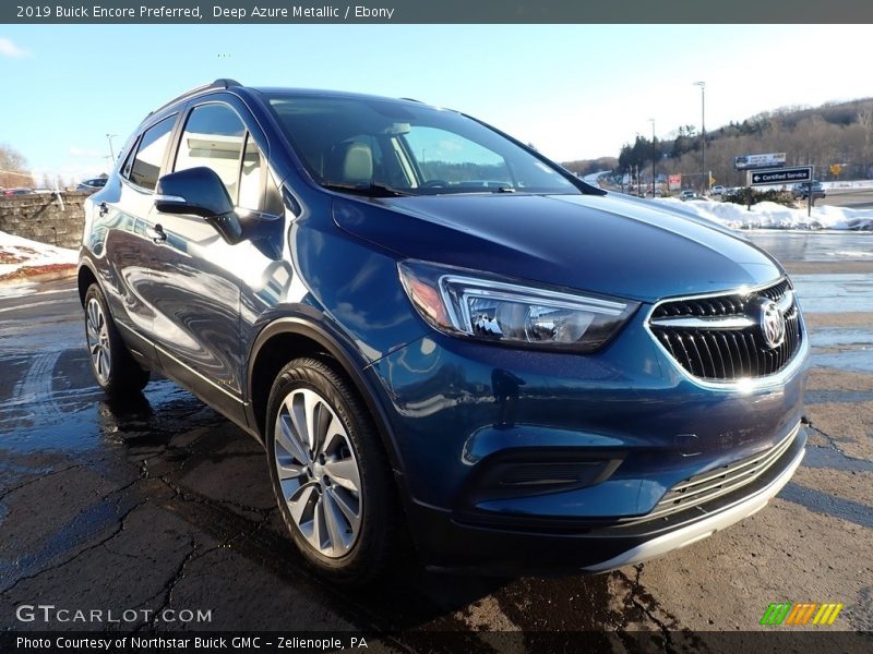 Deep Azure Metallic / Ebony 2019 Buick Encore Preferred
