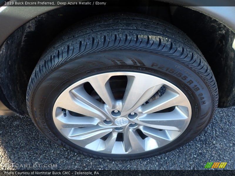Deep Azure Metallic / Ebony 2019 Buick Encore Preferred