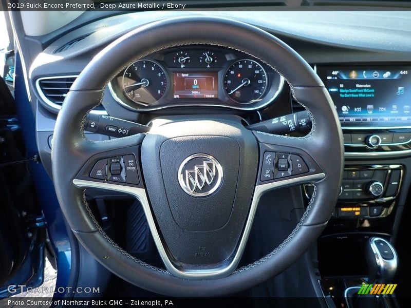 Deep Azure Metallic / Ebony 2019 Buick Encore Preferred