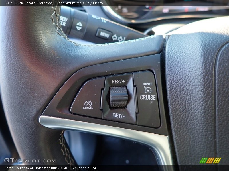 Deep Azure Metallic / Ebony 2019 Buick Encore Preferred