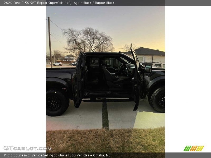 Agate Black / Raptor Black 2020 Ford F150 SVT Raptor SuperCab 4x4