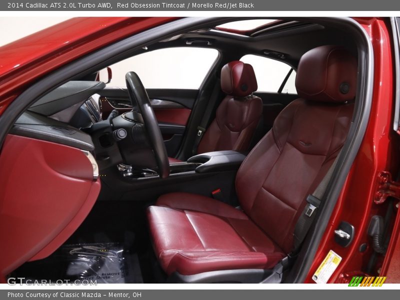 Red Obsession Tintcoat / Morello Red/Jet Black 2014 Cadillac ATS 2.0L Turbo AWD