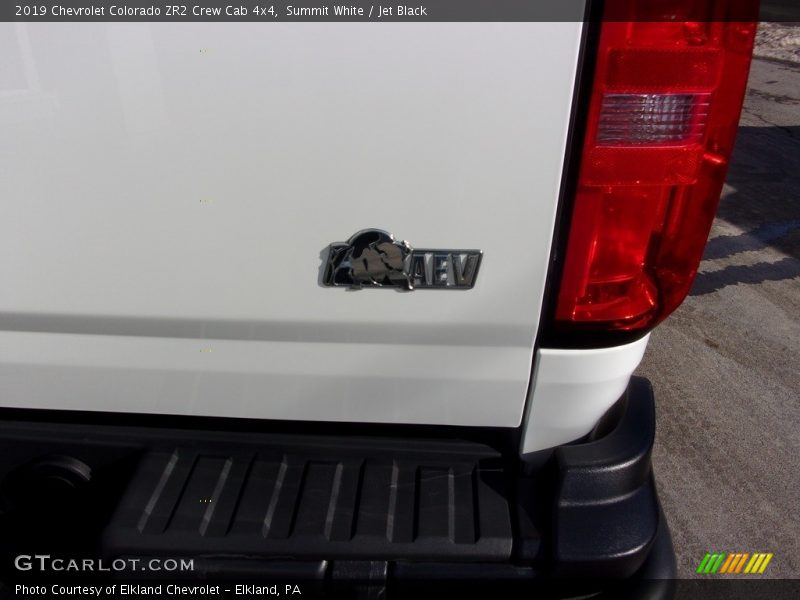 Summit White / Jet Black 2019 Chevrolet Colorado ZR2 Crew Cab 4x4