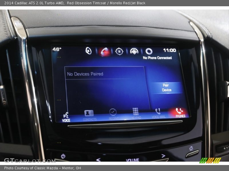 Red Obsession Tintcoat / Morello Red/Jet Black 2014 Cadillac ATS 2.0L Turbo AWD