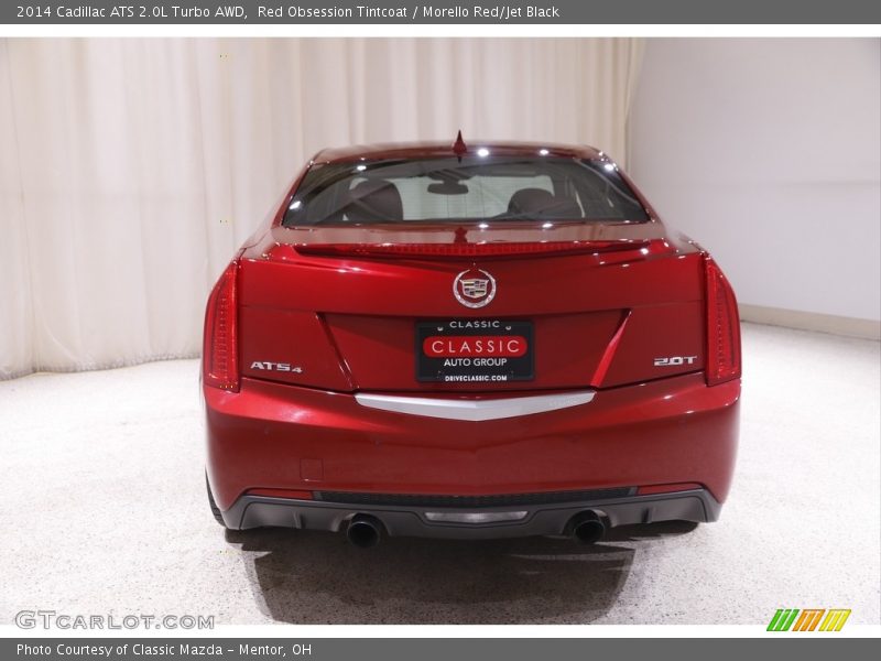 Red Obsession Tintcoat / Morello Red/Jet Black 2014 Cadillac ATS 2.0L Turbo AWD