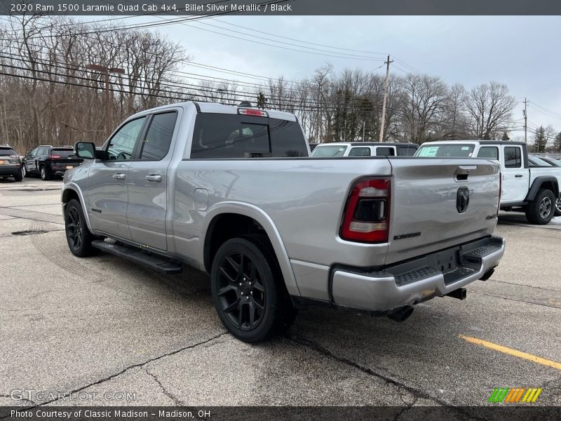 Billet Silver Metallic / Black 2020 Ram 1500 Laramie Quad Cab 4x4