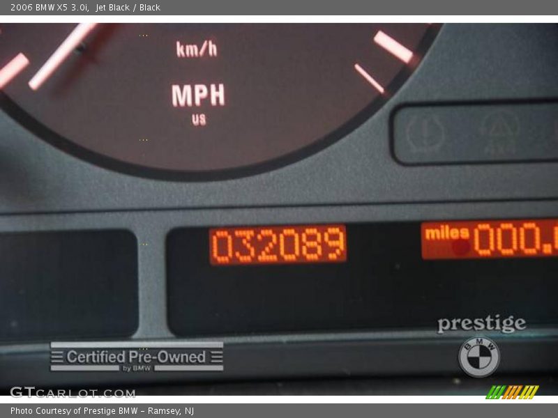 Jet Black / Black 2006 BMW X5 3.0i