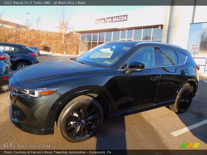 Jet Black Mica / Black 2022 Mazda CX-5 Turbo AWD