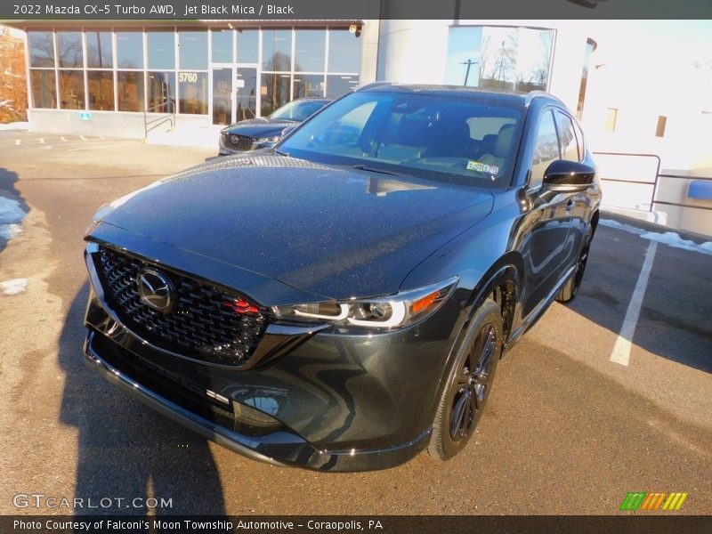 Jet Black Mica / Black 2022 Mazda CX-5 Turbo AWD
